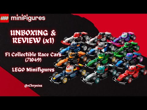 UNBOXING & REVIEW - F1 Collectible Race Cars (71049) | Lego