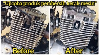 Aplikasi Cairan Pembersih Kerak Pada Mesin Engine Degreaser