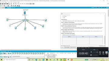 12.6.2 Packet Tracer - Troubleshooting Challenge - Use Documentation to Solve Issues