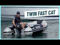 Une annexe version catamaran   twin fast cat par 3d tender