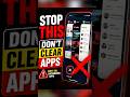 Stop Clearing Apps Like This ❌ It’s Killing Your Battery! #iphone #smartphone #shorts #appfail #app