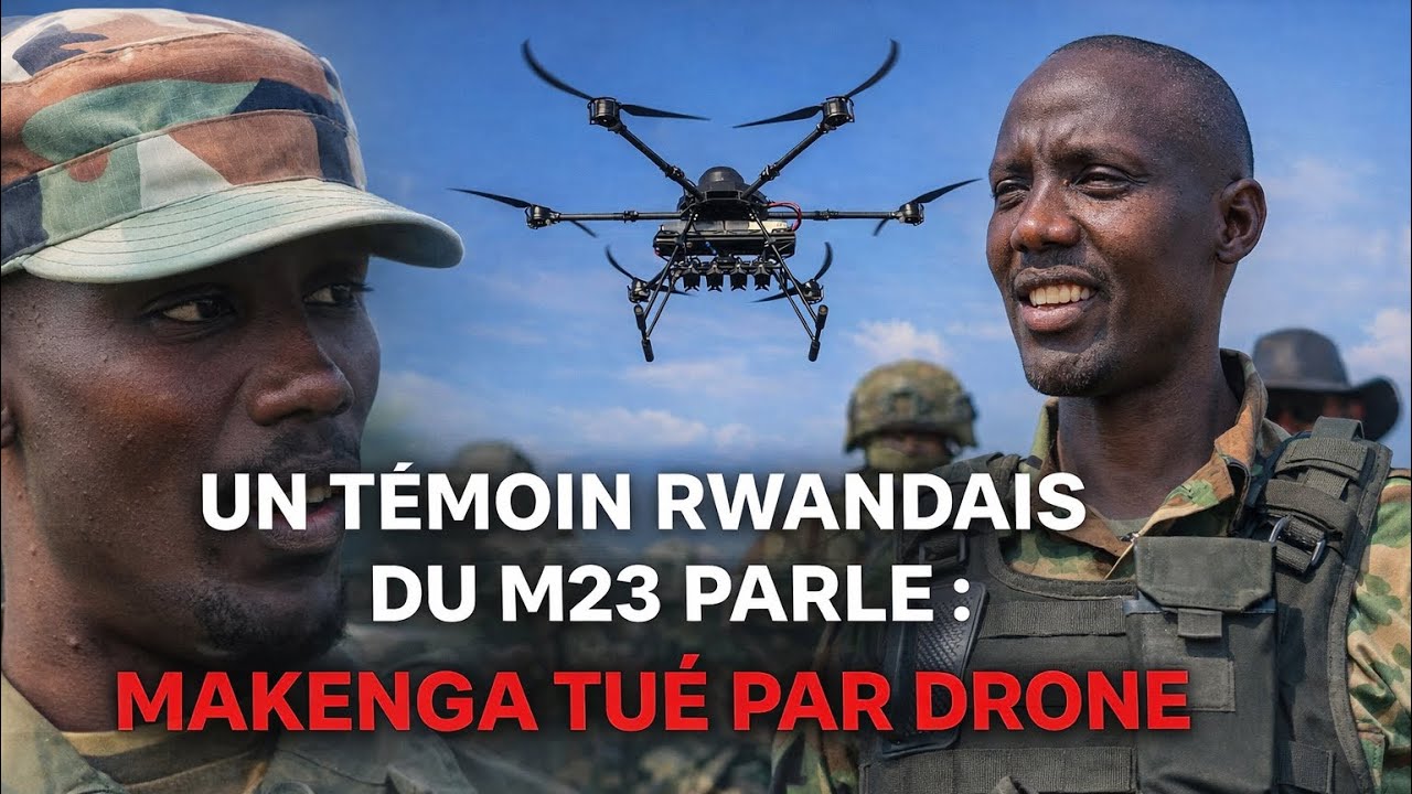 UN TÉMOIN RWANDAIS DU M23 PARLE : MAKENGA TUÉ PAR DRONE/C’EST UN COUP DUR POUR LE CAMP DE L’AFC/M-23