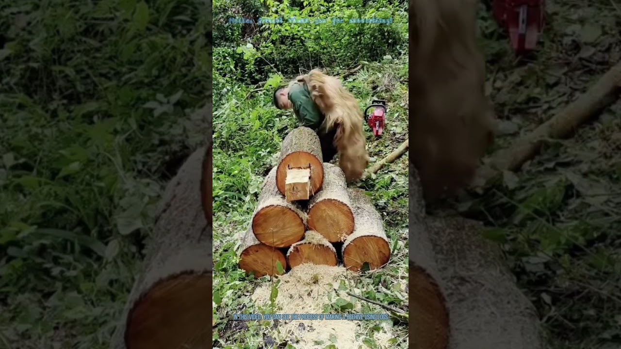 Making a Beehive with Logs