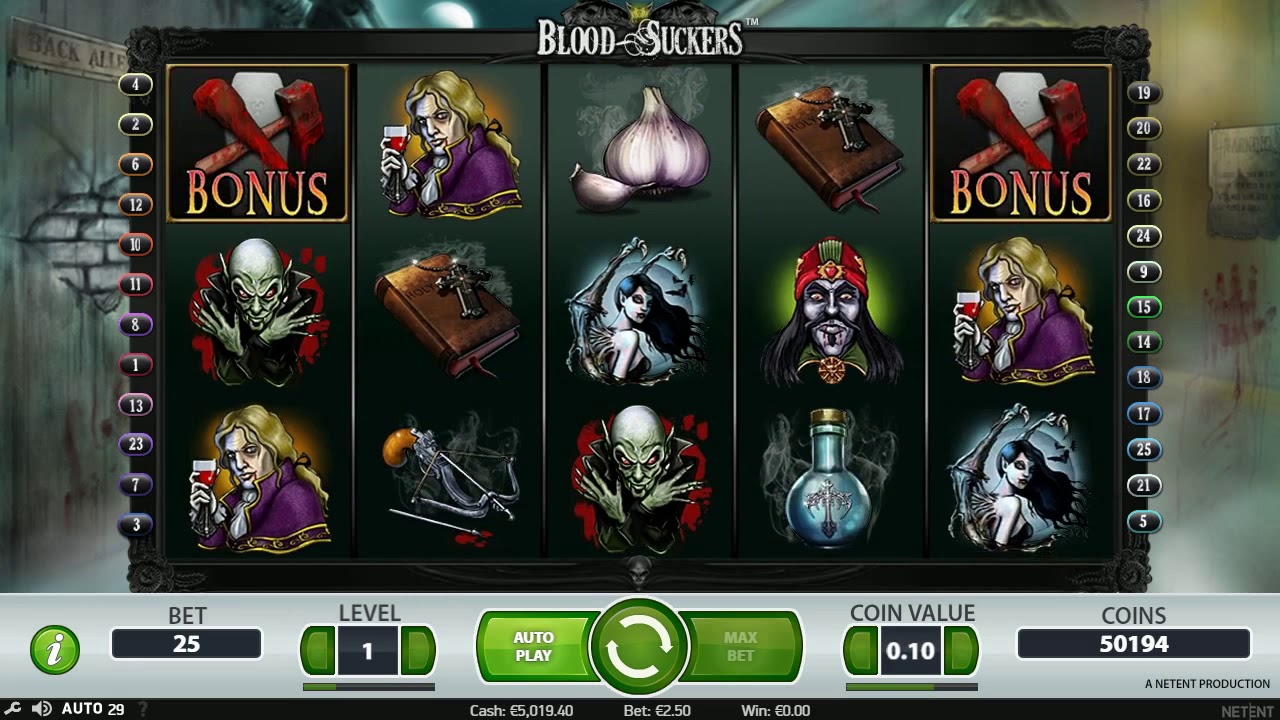 Blood Suckers - NetEnt 游戏 | SoftGamings