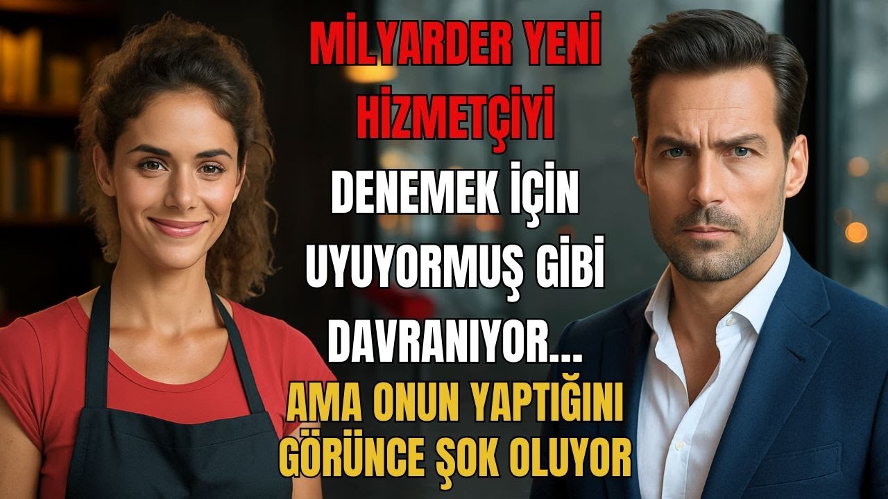 Milyarder, yeni hizmetçiyi denemek için uyuyor numarası yaptı… Ama gördüğü şeyle şok oldu!