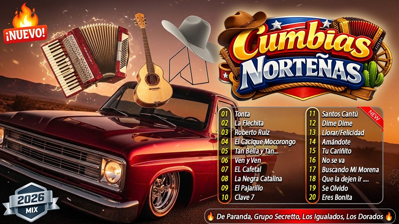 Los Igualados - Secretto - De Paranda 💃 Cumbias Mix | Puras Cumbias Norteñas Para Bailar 2026