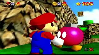 Super Mario 64 (15) Climb a mountain and an Island