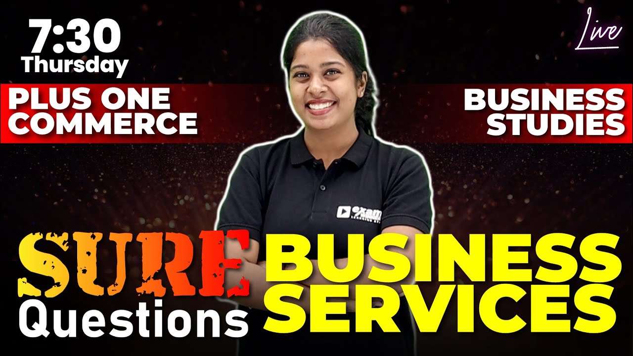 +1 Business Studies | Sure Questions | Business Services | Chapter 4 | Exam Winner