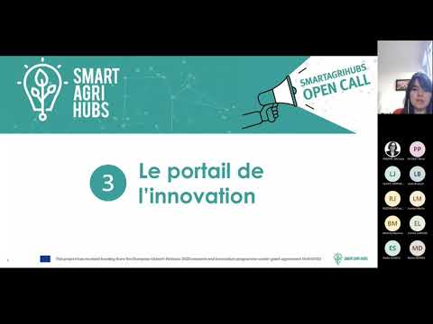 Présentation des appels à projets SmartAgriHubs - SERVICE