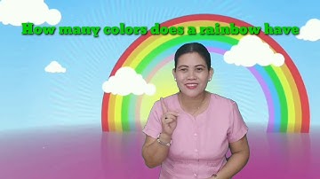 HOW MANY COLORS DOES THE RAINBOW HAVE?