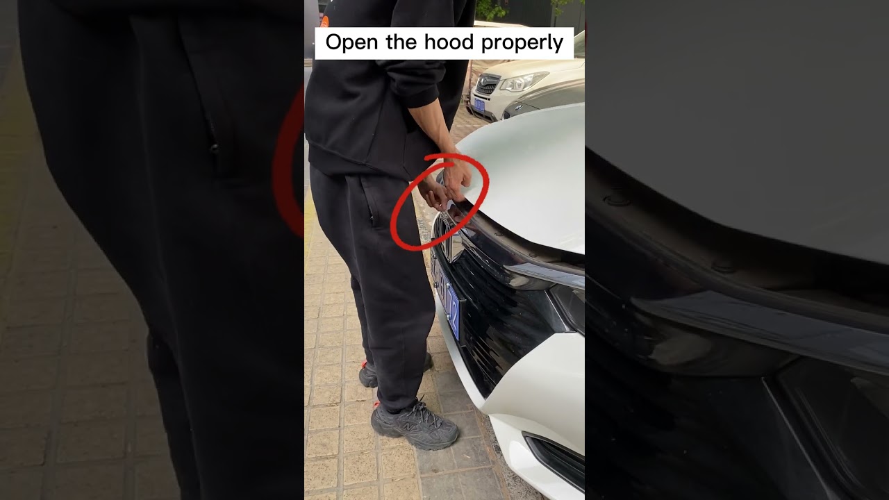 Can't open the hood? 90% of people don't know the trick!