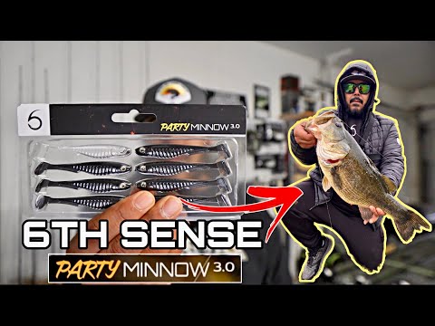The 6th Sense Fishing PARTY MINNOW CATCHES GIANT BASS‼️ 