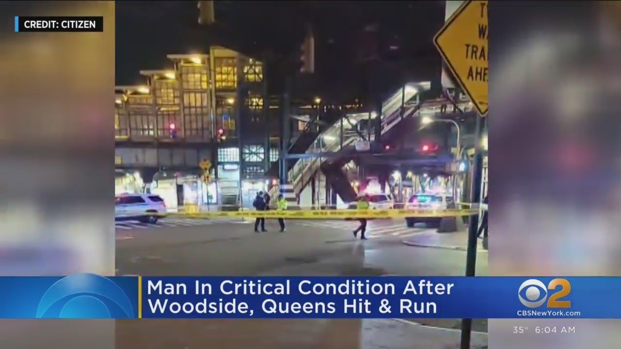 Man critically hurt in Queens hit and run - YouTube