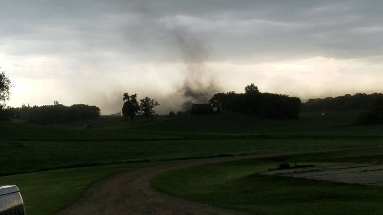 Tornado in Freeborn County Minnesota June 2, 2020 near Clarks Grove