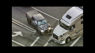 Truck Drivers Help Police Stop Chases Compilation 2021