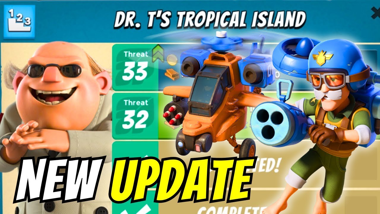 NEW Troop & Hero in this Boom Beach Update!