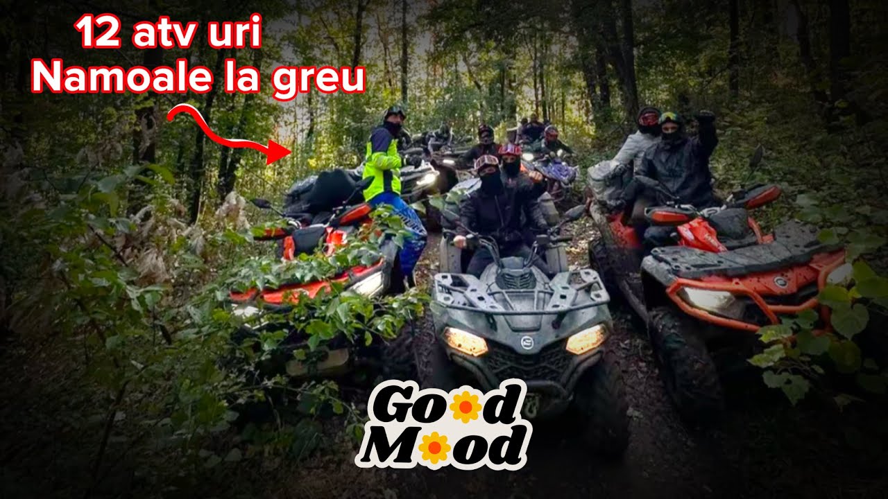 Atv vlog | Namoale la greu cu cf urile ➕traseu extrem😱