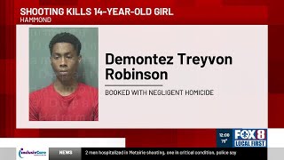 Hammond teen arrested in shooting death of 14-year-old girl