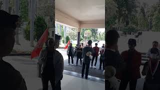 AKSI DAMAI DEMO MAHASISWA DI DEPAN KANTOR DPRD