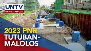 PNR TutubanMalolos, bubuksan sa 2023; konstruksyon, nasa 20% na