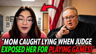 Mom Caught Lying After Judge EXPOSES Her for Playing Games in Court!