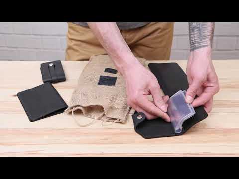 Стильний набір шкіряних аксесуарів SHVIGEL 10075, видео 1