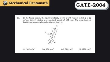 Q-37 | GATE Mechanical-2004 Solved Paper | GATE Mechanical Previous Year Question Solution