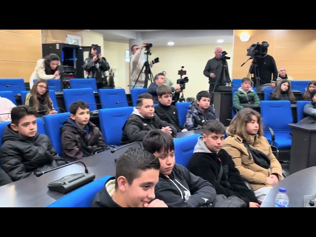 Κουρέτας στην ενημέρωση του 11ου Γυμνασίου Λάρισας για το κέντρο Πολιτικής Προστασίας