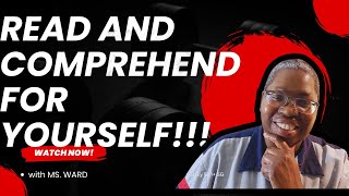 READ FOR COMPREHENSION AND MAKE BETTER DECISIONS! IN YOUR BUSINESS!!!