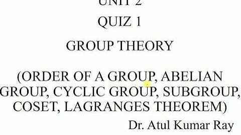 2. MCQs On LINEAR AND ABSTRACT ALGEBRA RGPV| Groups, Subgroup, Normal Subgroup, Quotient Group, Ring