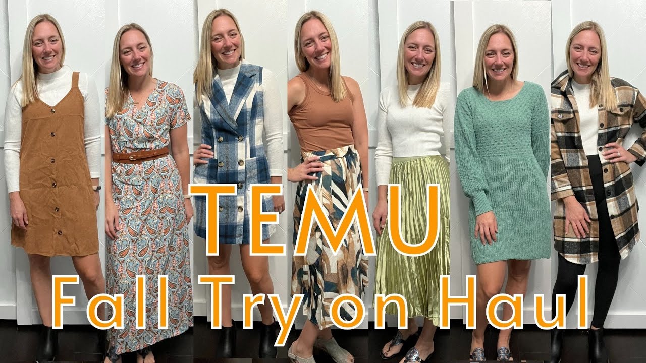 TEMU 🍁FALL🍁 HAUL! Amazing Temu Fall Clothing Finds!!! #temu - YouTube