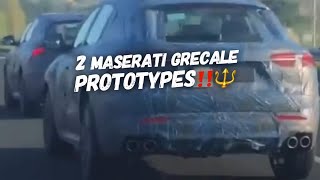 Two 2022 Maserati Grecale Prototypes Spotted For The 2Nd Time