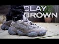yeezy 500 clay brown on feet
