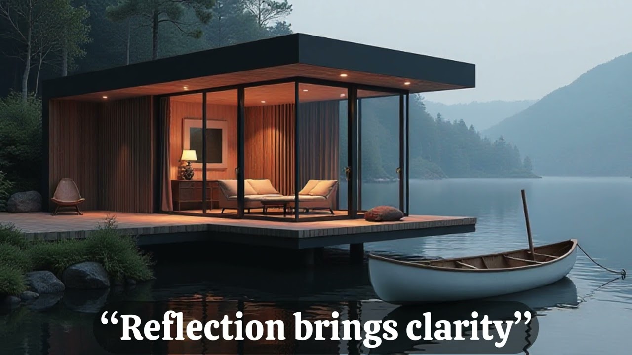 Experience Serene Lakeside Living In A Modern Minimalist Cabin