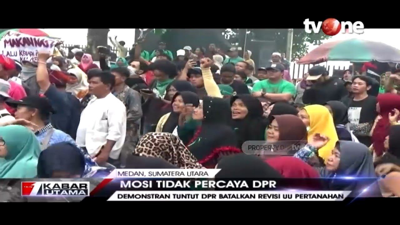 tv one live streaming free MOSI TIDAK PERCAYA DPR! Walhi: Revisi UU Pertanahan Menguntungkan Korporasi