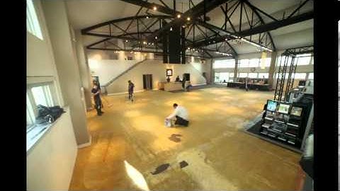 Carpet Tile Installation Time Laps