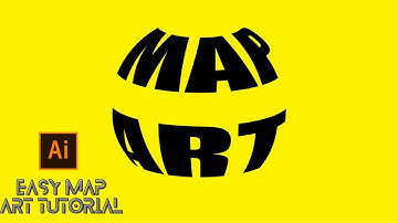 Wrap text to 3D SHAPES using MAP ART (2 MINUTES) - ADOBE ILLUSTRATOR CC 2019