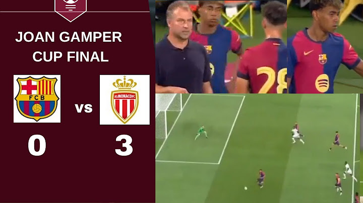 Barcelona vs Monaco 0-3  All Goals & Highlights | Joan Gamper Cup Final 2024 HD