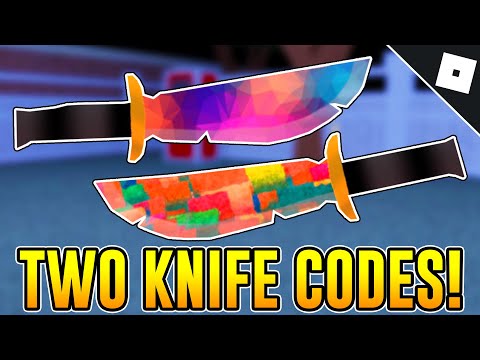 Two Codes For The Patched Knife Sunlit Glass Knife In Survive The Killer Roblox Youtube - knife game ill think of another name roblox