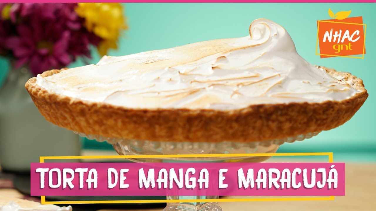 Torta recheada com manga e maracujá | Raíza Costa | Rainha da Cocada
