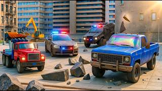 Police Patrol: When The Finest Heroes Unite To Save The Day! 🛡️ | Construction Cartoon