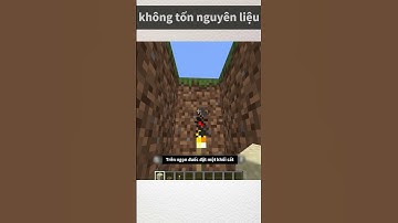 không tốn nguyên liệu gì #minecraft #daulac