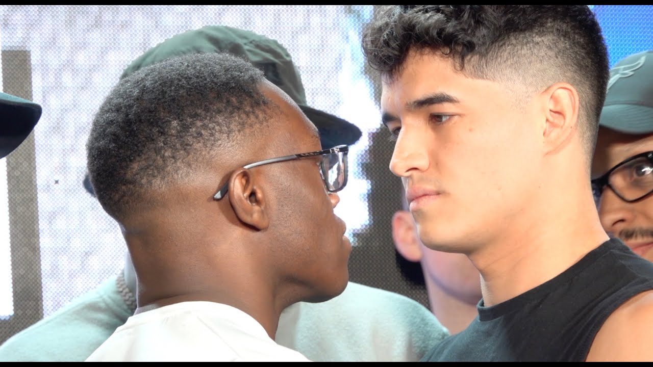 FULL VIDEO INTENSE FACE OFF! DEJI VS ALEX WASSABI WEIGH-IN AHEAD OF MARCH 5TH CLASH!