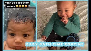 Baby Bath Time Night Routine | The Struggle Is Real | 9 Months Old