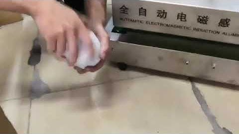 Automatic Continuous Electromagnetic Induction Sealer Aluminum Foil Sealing Machine