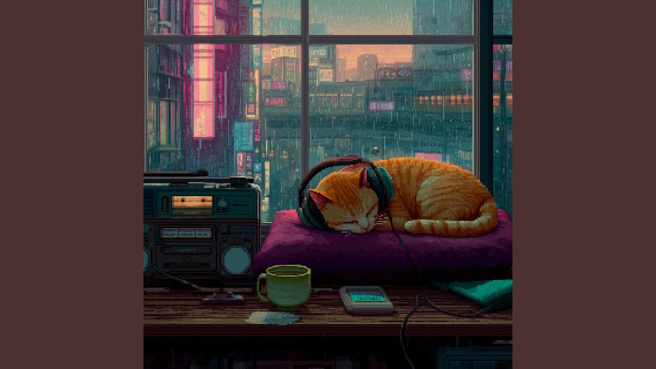 Taxi Ride Through Rain