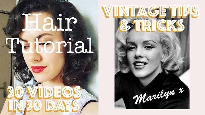Marilyn Monroe Hair Tutorial + Day #230 VIDEOS IN 30 DAYS