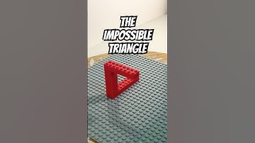 Lego - The Impossible Triangle Illusion #lego #short #shorts #howto #illusion