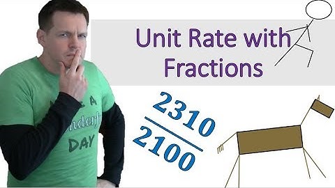 Unit Rate with Fractions: Grade 7 Mathematics