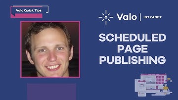 Valo #QuickTips #23 - Prescheduling #InternalComms pages in Valo Intranet